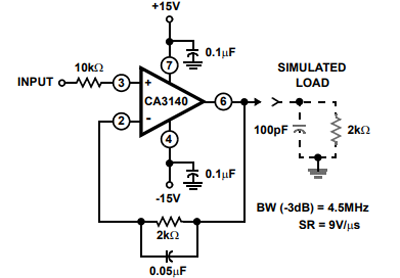 CA3140 Application Circuit