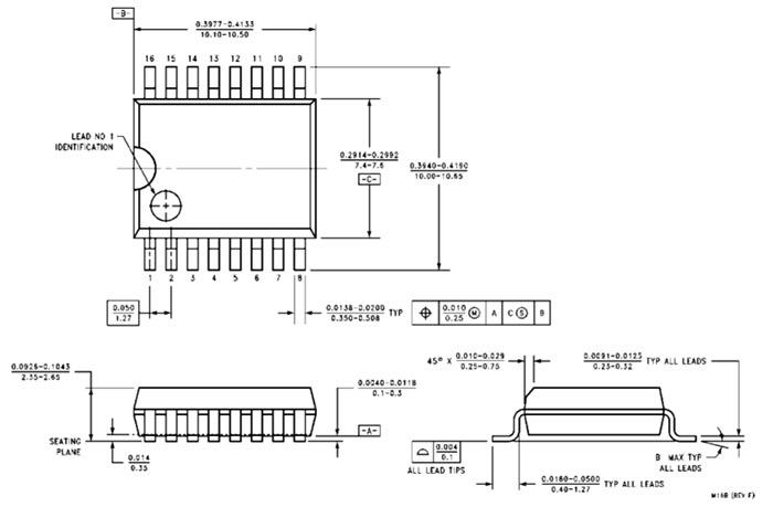 CD4511 7 segment driver IC 2D model