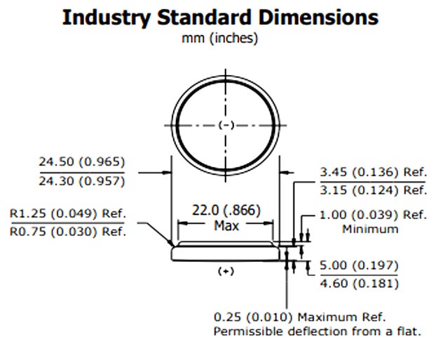 CR2450, CR2450 Battery, Coin Cell Battery