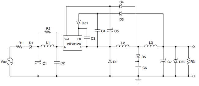 Circuit Using VIPER2A