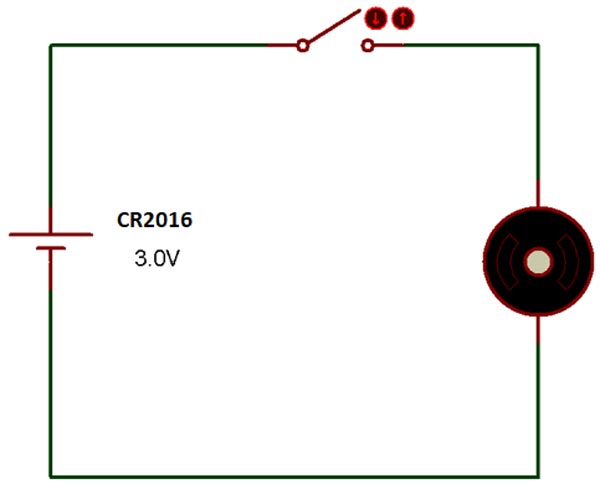 CR2016 Coin Cell Application Circuit