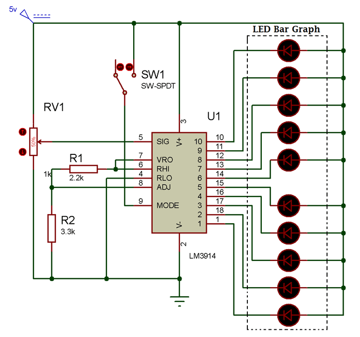 Bar Graph Circuit Diagram