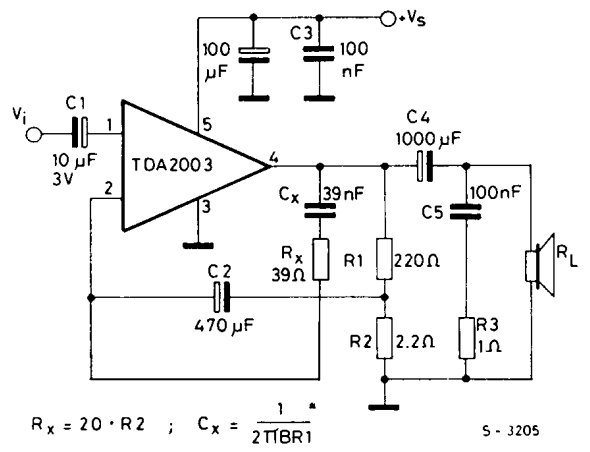 Tda2003 10w Audio Amplifier Pinout Datasheet Features Equivalents