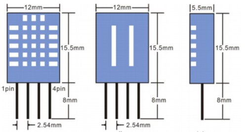  DHT11 Dimensions