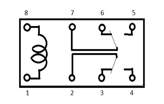 8 Pin Dpdt Relay Wiring Diagram from components101.com