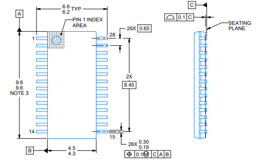 DRV8825 IC 2D-Model