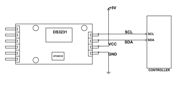 Ds3231 схема модуля