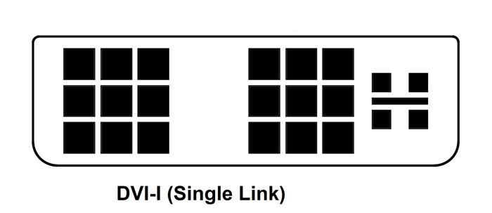 DVI I Single Link Connector Pinout