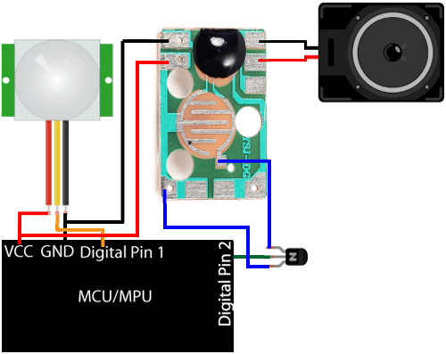 Dog Barking Sound Module Circuit