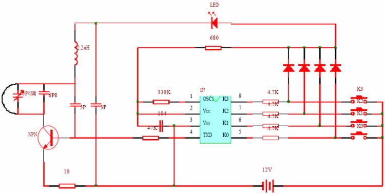 EV1527 Circuit Diagram