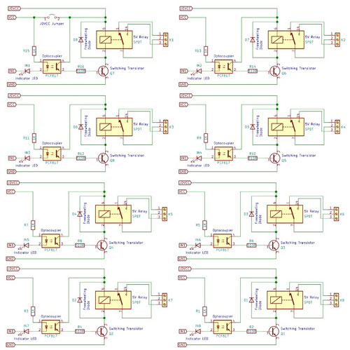 4 Relay Module Circuit Diagram