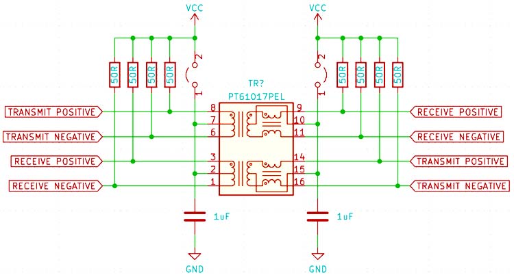 Ethernet Transfer Circuit Diagram