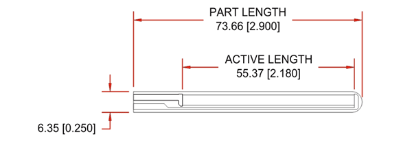 Flex Sensor Dimensions