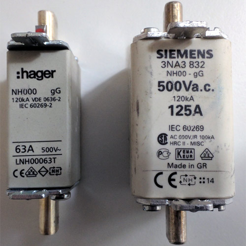 High Rupture Current Fuses