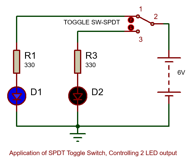 How to use SPDT Toggle Switch