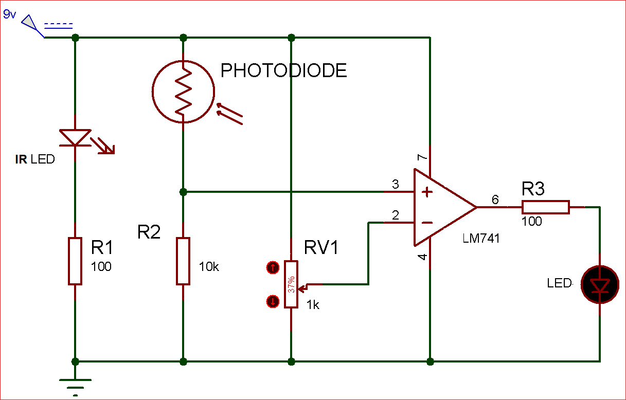 ir led positive negative