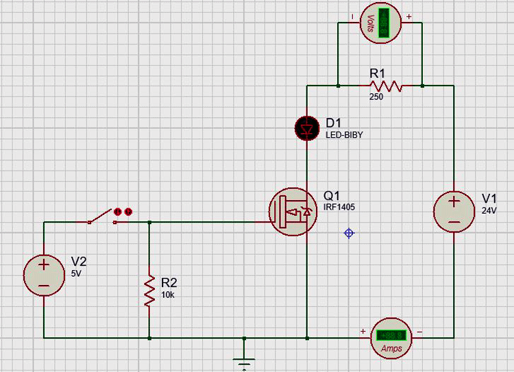 IRF1405 Working Circuit