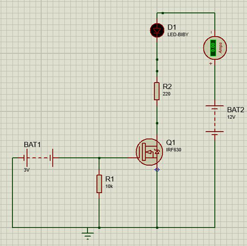 IRF630 Circuit Diagram