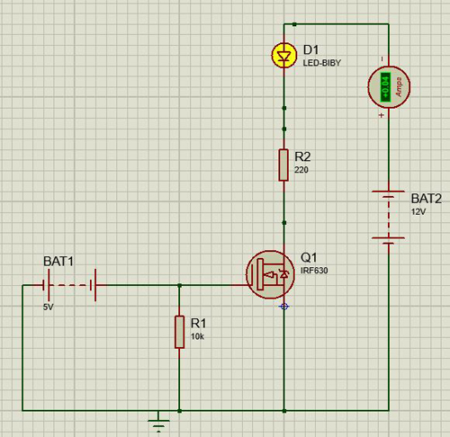 IRF630 Circuit