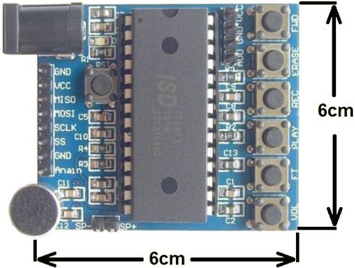 ISD1760 Dimensions