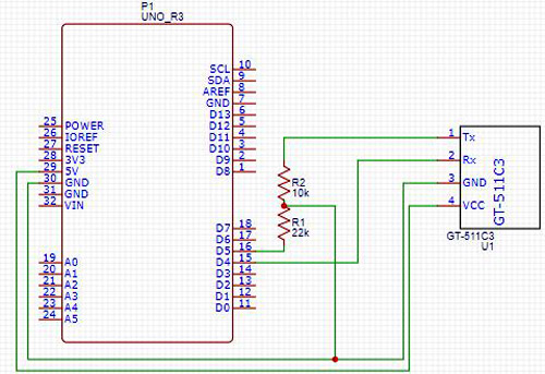 Interfacing GT511C3 with Arduino