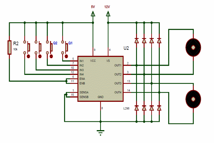 L298 Circuit Diagram 