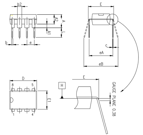 LF351 2D-model