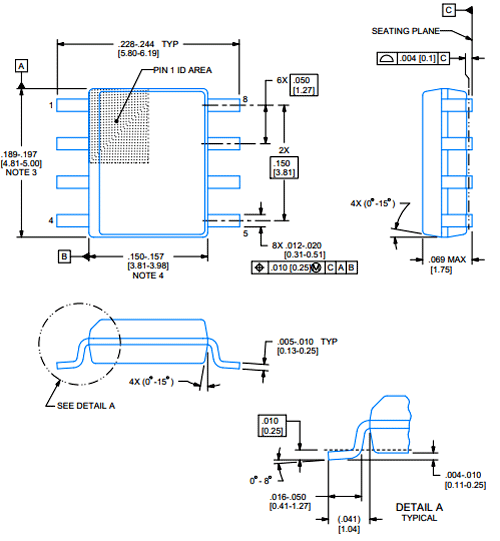 LM111N Dimensions