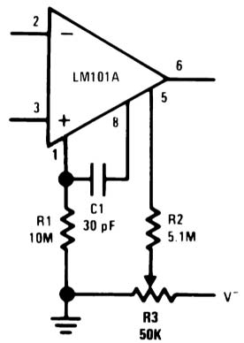 LM301 Internal Circuit