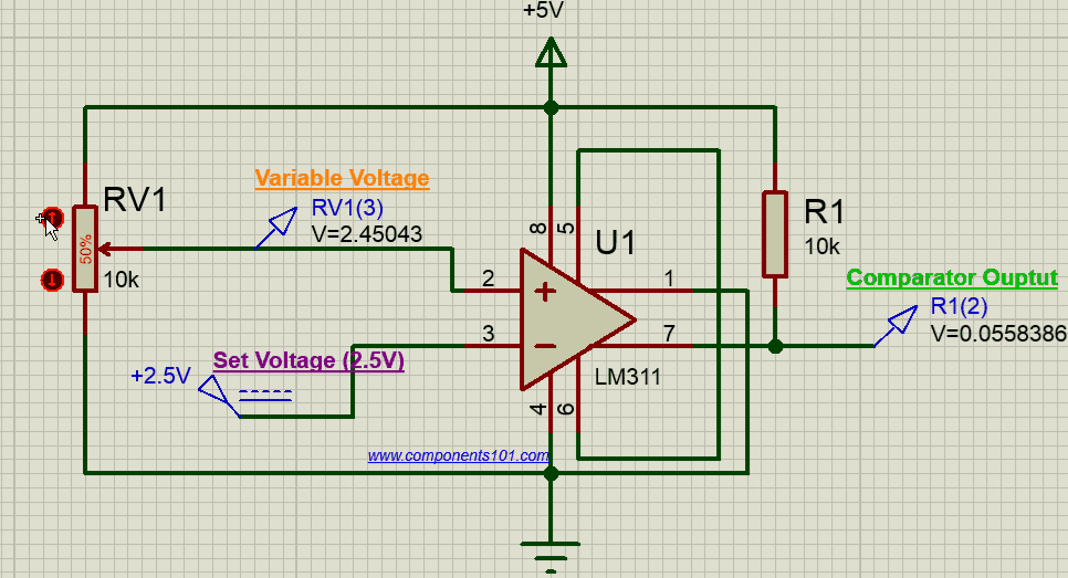 IC LM311 Working