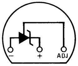  LM335 Temperature Sensor Internal Diagram