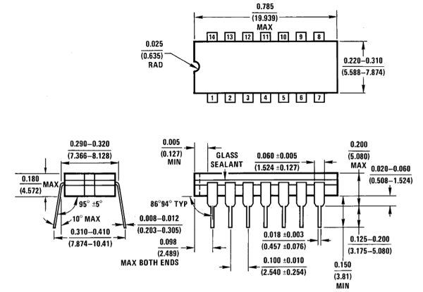  LM723 IC 2D-model