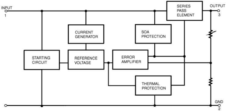 LM7806 Voltage Regulator Circuit