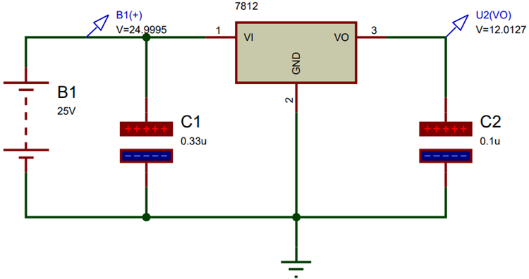 LM7812 Circuit