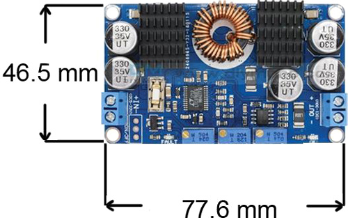 LTC3780 Module Dimensions