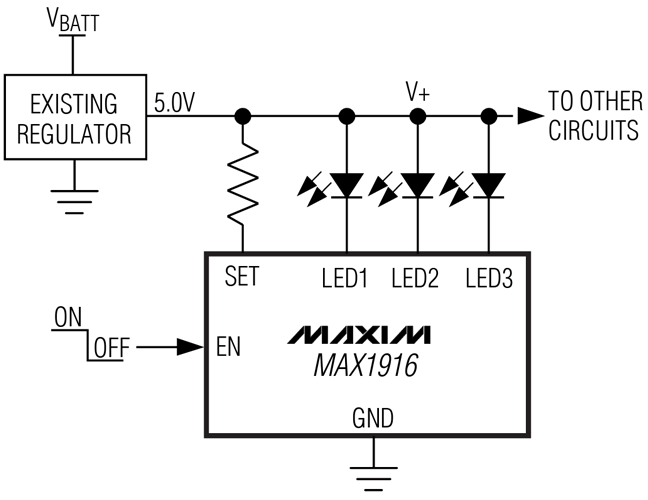 MAX1916 Application Circuit
