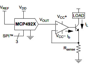 MCP4921 DAC Circuit Diagram