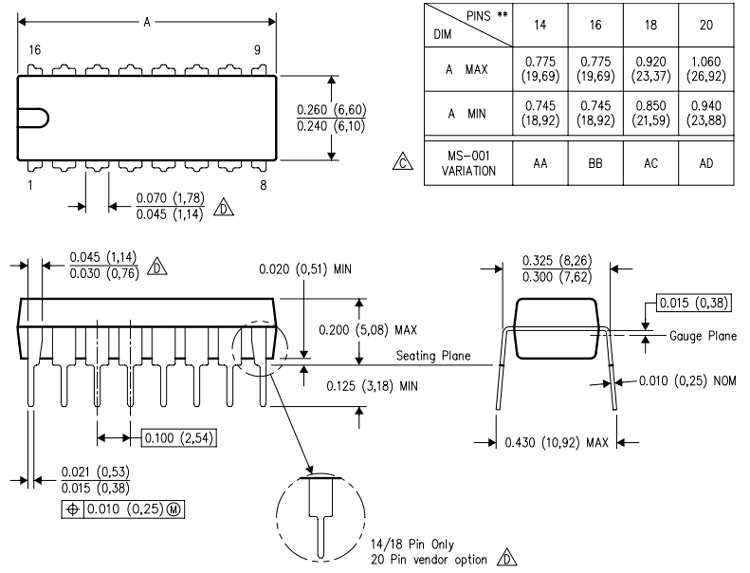 MCP6004 Op-Amp 2D-Model