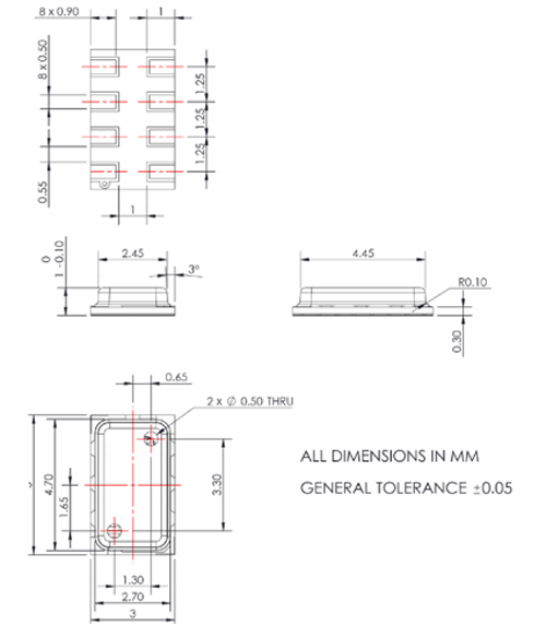 MS5611 Dimensions