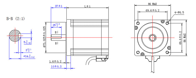 NEMA 34 Stepper Motor Specs, Wiring & Datasheet