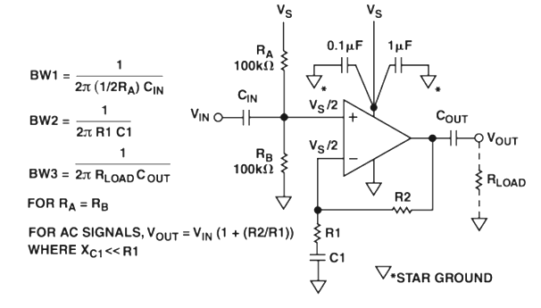 NJM4560 Op amp circuit