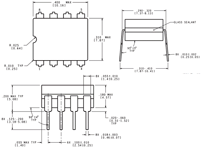 OB3350CP LED Driver IC 2D-Model