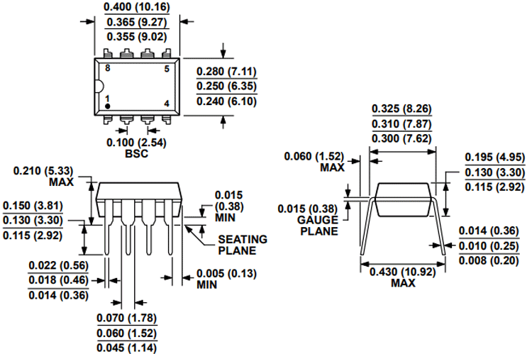 OP07 Dimensions