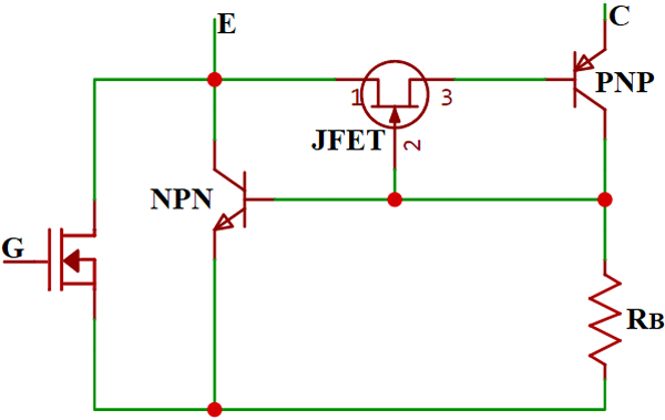IGBT Operation as a Circuit