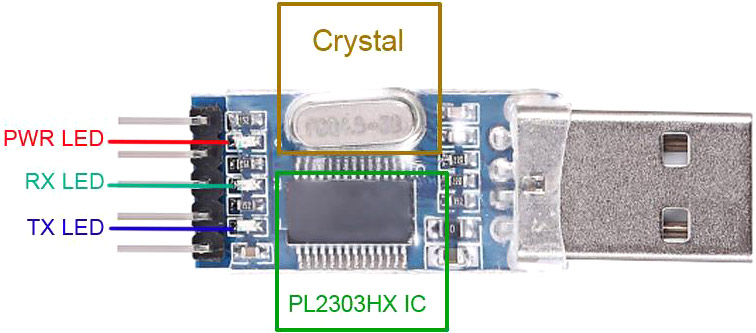 Usb ttl pl2303hx схема