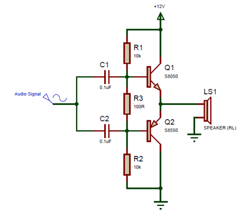 S8550 Transistor Sample Circuit Diagram