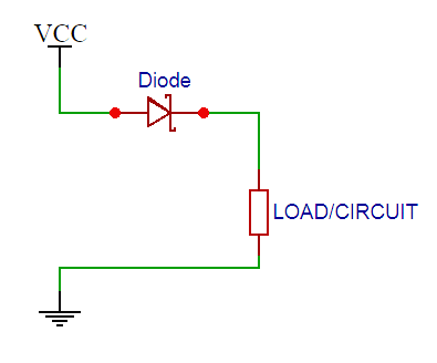 Schottky diode circuit
