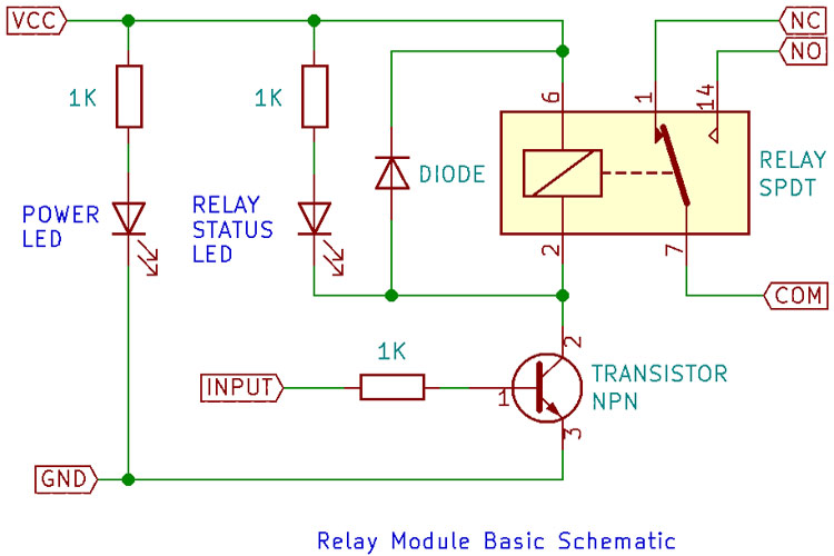 5v Single Channel Relay Module Pin