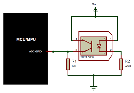 TCRT5000 IR Sensor Circuit