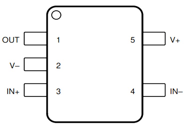 TLV9041 Pinout 